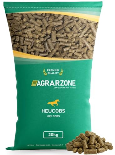 Agrarzone Heucobs Premium – Da fresche alpino – Foraggio grezzo e ricambio per cavalli – 100% senza OGM & privo di polvere – cibo per cavalli per allergie, anziani e problemi respiratori