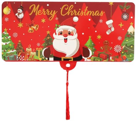 ZHUMCCY Carte d'Argent de Noël - Porte-Billets Pliable,Pochettes Festives avec Pompon pour Cadeaux - Cadeaux pour Ados Femmes Papa Garçons Maman Hommes Filles Fête