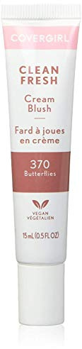 COVERGIRL clean fresh cream blush, butterflies, 1 count, 0.507 Fl Ounce