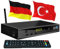 Türkische TV Sat Receiver MEDIAART-4 WLAN programmiert Deutsche Türkische Senderliste HD 2xUSB YouTube Full HDTV Scart Camping Receiver