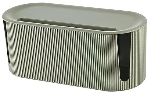 Groß Steckdosenbox, Kabel Organizer, Kabel Organizer Box, Kabelaufbewahrung Kabelbox, Kabelsammler Aufbewahrungsbox, Elegante Kabelbox, Draht Aufbewahrungsbox für Zuhause, Kabelorganizer