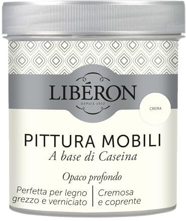Libéron Peinture Meubles à base de Caséine Crème 0.5 L