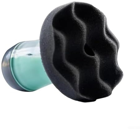 Éponge d'application de brillance des pneus de voiture, applicateur de pansement réutilisable, avec réservoir de pompe intégré et tampon résistant pour des résultats sans gouttes