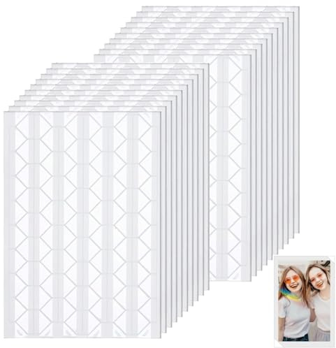 YIPFEN 20 Adesivi Angoli per Foto, Trasparenti, Angoli Adesivi per Foto, Fotoadesivi, Ideali per Foto, Album, Scrapbook, Progetti Fai-da-Te, Accessori per Album