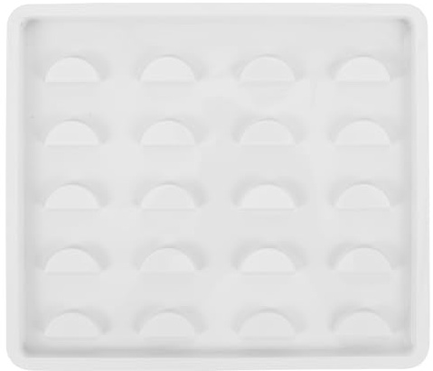 Generic Eyelashes Feature Packaging False Box for Eyelash with Plastic Secure White Organizing for Personal Use and Travel