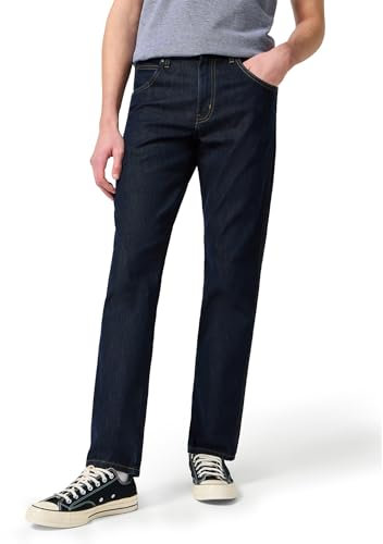 Wrangler Herren Durables Regular Fit Jeans, Rinsewash, 44W / 32L