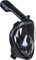Gadgy® Maschera Integrale da Snorkeling con Supporto per GoPro e Fotocamera – Campo Visivo 180 Gradi, Maschera Anti-Appannamento con Boccaglio e Sistema Easy Breathing – Nero S/M