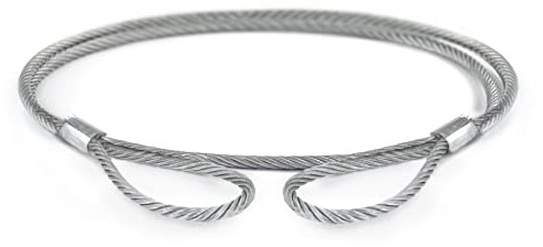 Seiletech.de Stahlseil mit Ösen | Stahl verzinkt | DIN EN 13414-1 | 12 mm | 10 Meter | Schlaufenseil | Drahtseil mit Schlaufen | Hebeseil | Anschlagseil