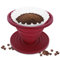 Prasacco Pour Over Coffee Maker Collapsible Pour Over Coffee Dripper Portable Camping Coffee Maker Reusable Silicone Pour Over Coffee Filter for Backpacking Camping Home Office