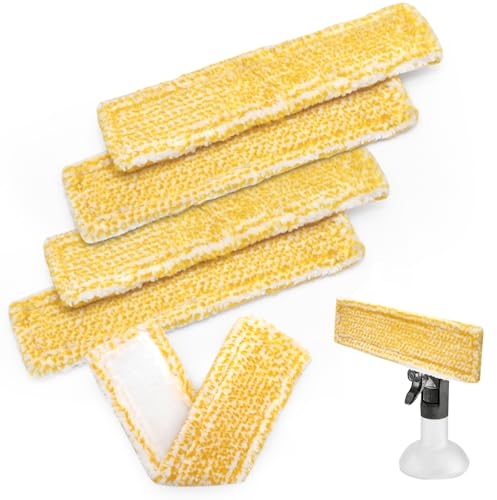 Window Vacuum Cleaner Accessories, Mop Cover, Pack of 5, Window Cleaner Replacement Parts for Kärcher Window Cleaner Concentrate, Microfibre Window Cleaner Electric Set, Suitable for Window Vacuum