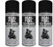 PNJB Real Feel Textured Quick Drying Spray, Paint Aerosol, Coal Black, Indoor &Outdoor, All-purpose Spray, Use on Metal, Plastic &Wood,400ml (3PCS)