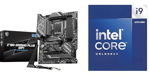 MSI Z790 Gaming Plus WiFi Carte mère + Intel® Core™ i9-14900K Desktop Processor 24 Cores