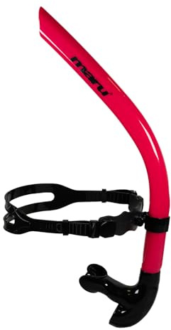 Maru Front Snorkel (Pink) – Technique-Boosting Swimming Snorkel for Training & Endurance – Centre-Line Design, One-Way Purge Valve & Adjustable Head Bracket - Trusted by Coaches