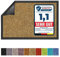 Floordirekt Schmutzfangmatte Rhine - waschbare & leistungsstarke Fußmatte - Sauberlaufmatte mit Rutschfester Rückseite - Türmatte für den Eingangsbereich (Beige, 60 cm x 90 cm)