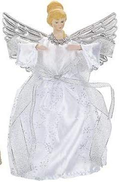 Toyland® 21cm (8) Tree Top Angel - Décorations d'arbre de Noël (Argent)