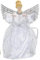 Toyland® 21cm (8) Tree Top Angel - Christmas Tree Decorations (Silber)