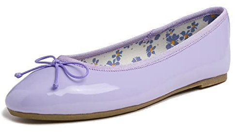 BREEZE NOUTHERLY Ballerina in Vernice Colorata con Cuscino in Memory Foam per amaretti da Donna Lilla Pat 39 EU
