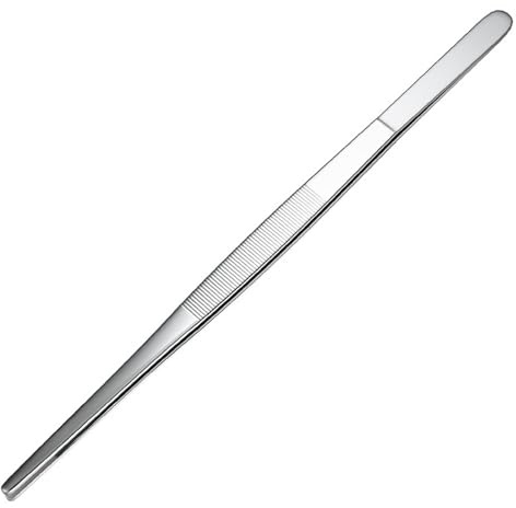 Stainless Steel Tongs Tweezers Aquarium Tank Tweezers 30cm Feeding Tongs for Fish Tank Plant Aquascape Tools Feeding Tongs (30CM Straight Head)