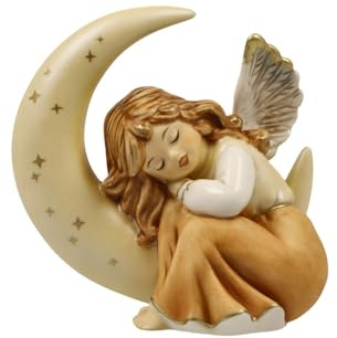 Goebel Figura de ángel pequeño Viaje de ensueño – champán Mensajero del Cielo Navidad