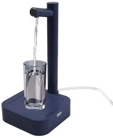 Dispensador de Agua Eléctrico para Hogar y Oficina, Bomba Automática con Carga USB Dispensador Eléctrico de Botella de Agua de Escritorio Portátil y Fácil de Usar, Dosificador Inteligente