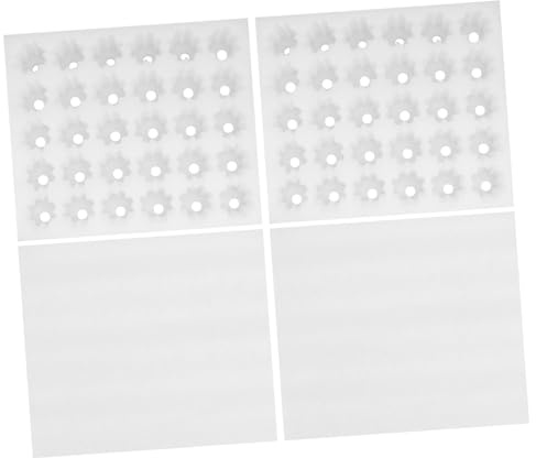 POPETPOP 2 pièces Lot de Plateaux de Rangement pour Œufs avec Couvercle Support Œufs Mousse Boîte pour Stockage Domestique et Réfrigérateur Protège