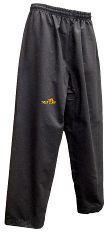 Tiger Claw Black Elite Poly/Cotton Pants (Pants Only) - Size 8