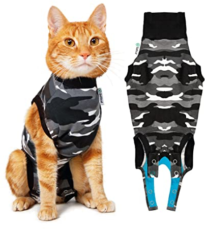 Suitical Recovery Suit Katze, XS - Schwarz Camouflage