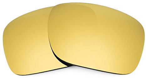 REVANT Ersatzgläser Kompatibel mit Oakley Holbrook, Polarisiert, Gold MirrorShield