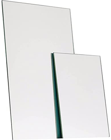 elisando Spiegel auf Maß 20x30 cm Stärke 3mm | Spiegelzuschnitt 200 x 300 x 3 mm | Viele Maße verfügbar! | Spiegelplatten Spiegelfliesen Wandspiegel