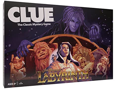 USAOPOLY CLUE: Labyrinth | Solve The Mystery - Who Does Jareth Control, Where is Toby, and What Objekt is Used | Collectible Clue Game Basierend auf Jim Hensons Labyrinth | Offizielles Lizenzspiel