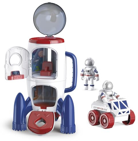 Tachan! TOYS APRE LA MAGIA Razzo spaziale per bambini con luci e suoni (CPA Toy Group 746T00938)