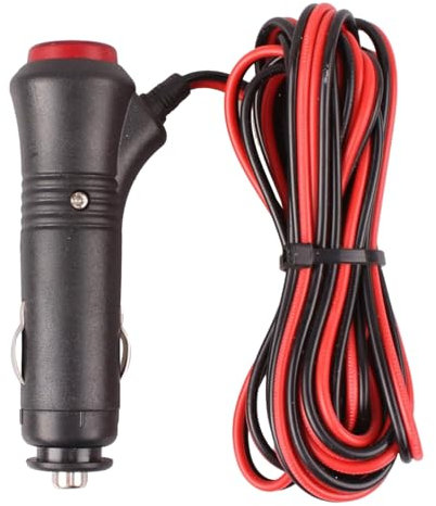 Encendedor de Cigarrillos de 12 Voltios,Encendedor Universal de Cigarrillos de Coche para Motocicleta,Encendedor Macho con Interruptor,Con botón de interruptor,Para automóviles,Motocicletas,Camiones ﻿