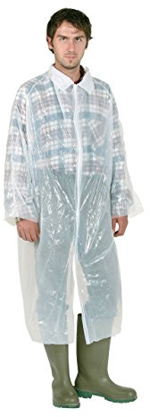 Kerbl 3428 Einwegmantel, per Stück, weiß