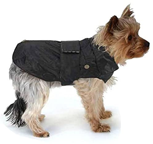 Croci Montreal - Cappotto per cani, Mantello invernale, Giacca impermeabile, Taglia 45 cm, Nero