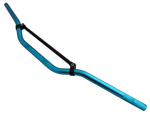 Motorrad Lenker Für Trail Motocross Streetfighter Scrambler Verspannt - 22mm 7/8 - blau & schwarz, Blau & Schwarz