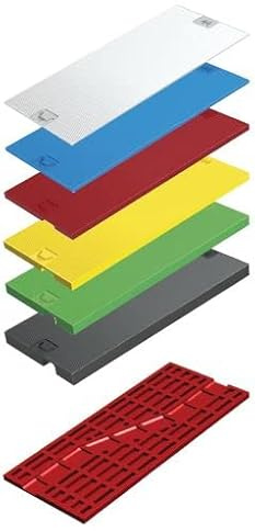 Roto/Gluske Blocco di vetro GLAS-TEC GL-IB | 100 x 44 x 6 mm | colore nero | 500 pezzi