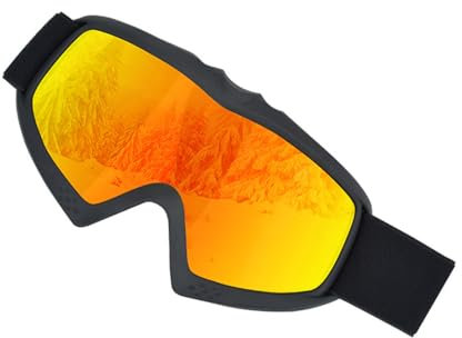 Lunettes de ski pour enfants – Lunettes de snowboard à grande vision – Protection UV – Lunettes de neige anti-buée pour adolescents – Lunettes de ski pour garçons et filles – Lunettes de ski anti-buée