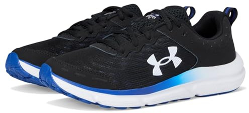 Under Armour Men's Charged Assert 10 Shoes, (009) Black/Royal/White, 8 UK