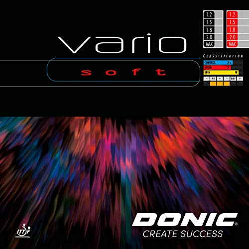 DONIC Belag Vario Soft, rot, 2,0 mm