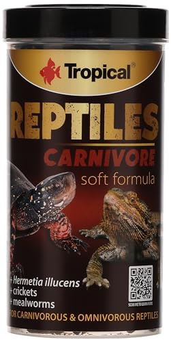 Tropiska reptiler karnevore, 250 g