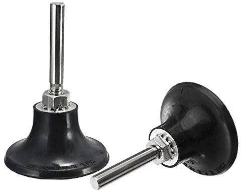 Mesee 2 Stück Roll Lock-Scheiben Halter, Disc Pad Halter Schleifteller mit 1/4 zoll Schaft für Roll Lock Runde Drehwerkzeug Schleifen Polier-Finish Conditioning Discs