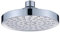 Pommeau de douche à effet pluie haute pression, 15,2 cm, tête de douche fixe chromée de luxe, réglable avec pomme de douche