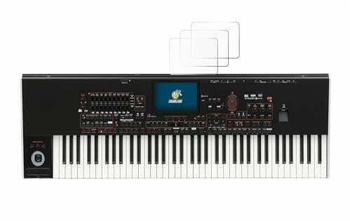 BROTECT (3 Stück Schutzglas für KORG Pa4x Schutzfolie Made in Germany Panzer Folie Glas Displayschutz [Kratzfest 9H, Anti-Fingerprint,Transparent]