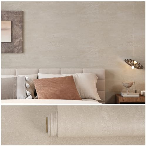 VEELIKE Minimalistisk beige marmor tapet marmorutseende matt självhäftande tapet badrum vattentät marmor folie bänkskiva kök bakvägg bord självhäftande film marmorutseende beige 40 cm × 300 cm