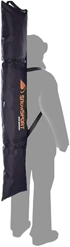 Snowsport - SuperPro - Housse de ski - 5 en 1 - 180 cm - Avec fonction sac à dos - Pour paire de skis et bâtons de ski