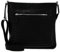 bugatti Woven Cross Over Bag Flat Black