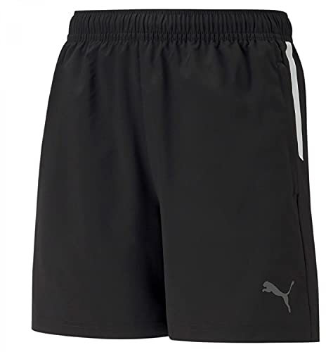 PUMA Unisex Kinder Teamliga Sideline Jr Shorts, Puma Black-puma White, 164 EU