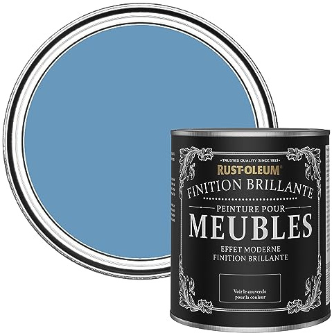 Rust-Oleum Blue Furniture & Skirting Board Paint in Gloss Finish - Cornflower Blue 750ml