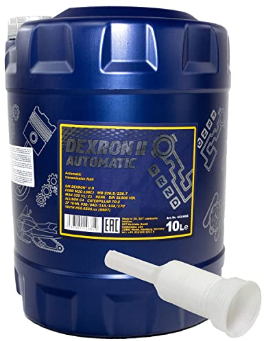 Huile de transmission MANNOL Dexron II automatique 10 litres avec bec verseur
