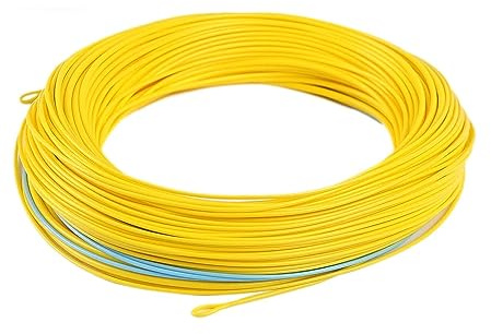 Sprinton Maximumcatch Spey/Switch flytande flugsnöre WF3/4/5/6/7/8/9/10/11F, 27,5–30,5 m lång, med 2 slingor, speciell design för flugfiskelina (Real Spey, WF9/10/11F)